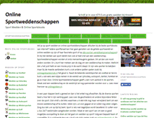 Tablet Screenshot of onlinesportweddenschappen.com